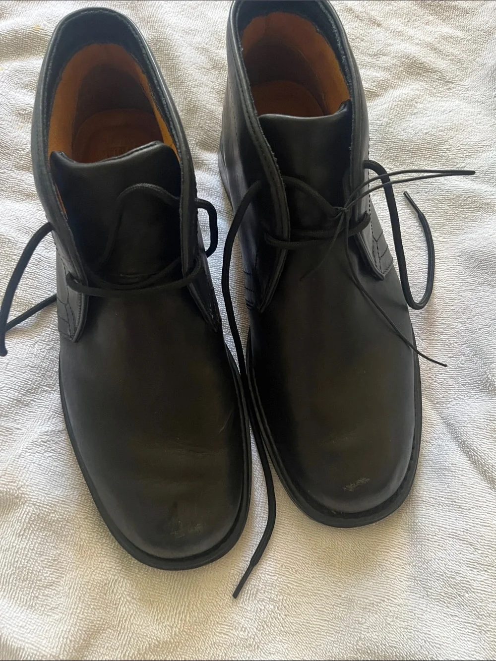 Timberland Men’s Black Leather Chukka Boots - Lace-Up Ankle Boots